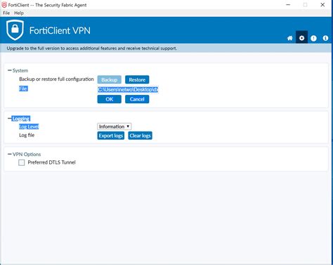 Configure Fortinet Vpn Client Kopprocess