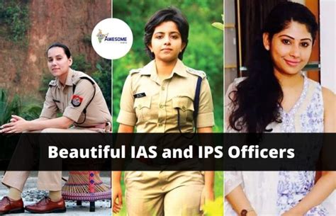 Top 10 Beautiful Ias And Ips Officers In India Awesome India