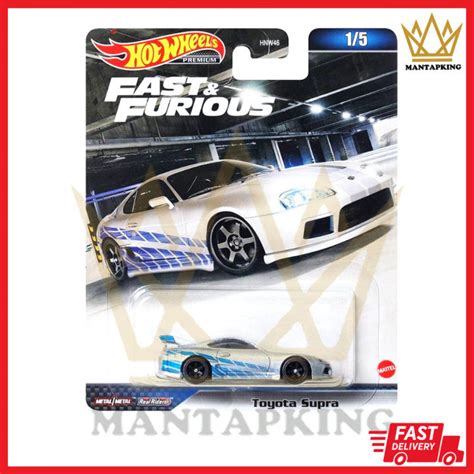 Hot Wheels Premium Car Culture Fast And Furious Mix Toyota Supra MK Brian Deco