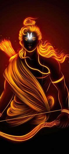 Shree Ram Neon iPhone Wallpaper Wallpaper Download | MOONAZ