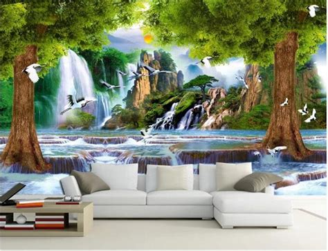 D Wallpaper High End Custom Mural Non Woven Wall Sticker D Crane