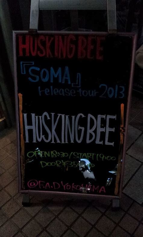 中華街のはずれで、新生husking Beeを観た！ 『soma』リリースツアー＠fad Yokohama 20130518