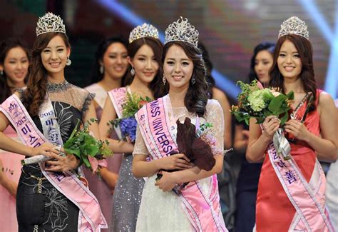 Contestants Perform Onstage During The 2013 Miss Korea Beauty Pageant