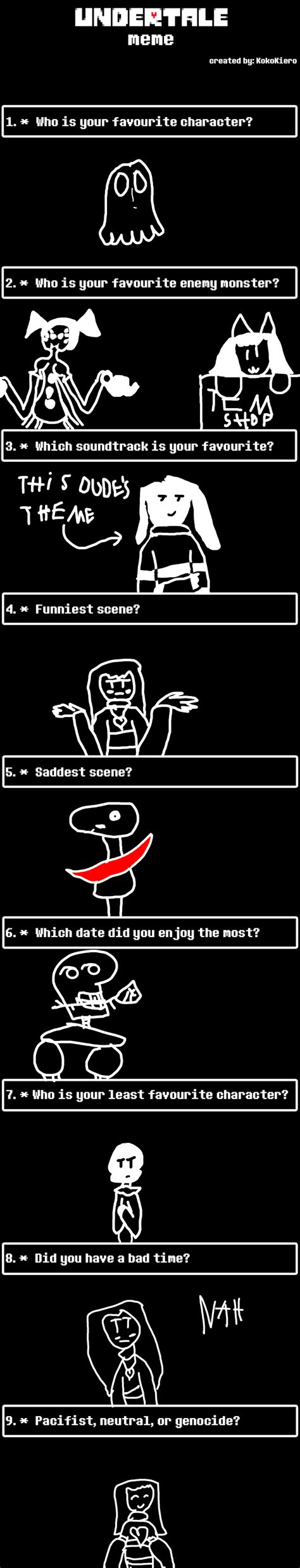 Undertale Meme By Littleblooky31 On Deviantart