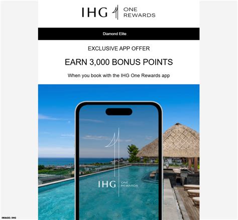 IHG One Rewards 3 000 Bonus Points For Stay Booked Using The APP