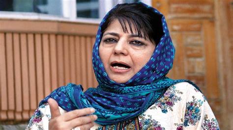 India News Mehbooba Mufti Says Centre Holding Talks With Northeast