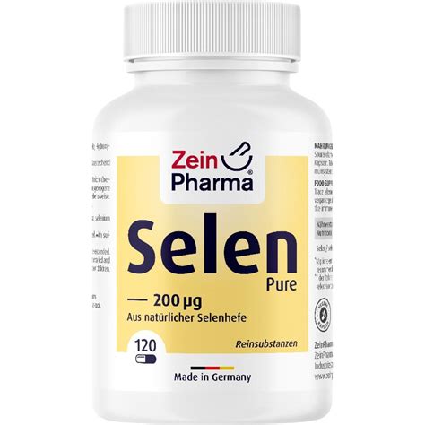 Zein Pharma Selen Pure 200 µg Kapseln 120 Stück | online kaufen