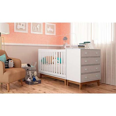 Quarto Infantil Decorado Cristal Branco E Nude Leroy Merlin