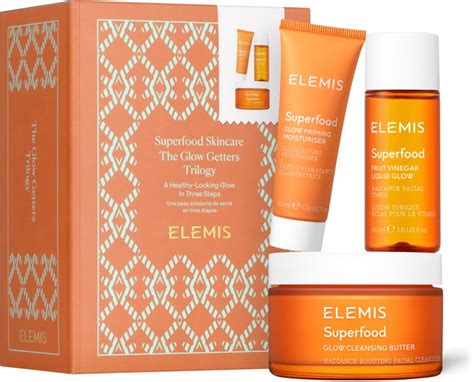 Elemis Superfood The Glow Getters Trilogy Coffret Cadeau Pour Une Peau