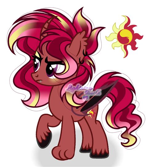 Mlp Fim Sunset Shimmer Redesign By Lightningsparkle95 On Deviantart