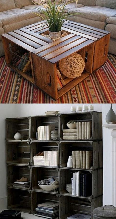 Ideas Para Hacer Muebles Con Palets F Ciles Muebles Con Cajas