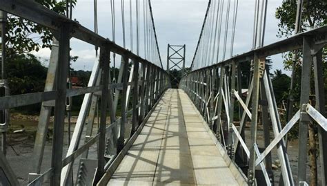 Kementerian PUPR RI Selesaikan 120 Jembatan Gantung Di 22 Provinsi