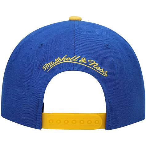 Mitchell Ness Gold Golden State Warriors Hardwood Classics Snapback