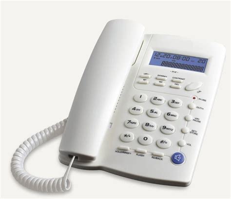 Caller Id Telephone,Desk Telephones Set Lcd Display Landline Telephone For Office Home Hotel ...