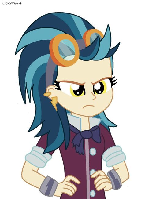 Safe Artist Cbear Indigo Zap Equestria Girls