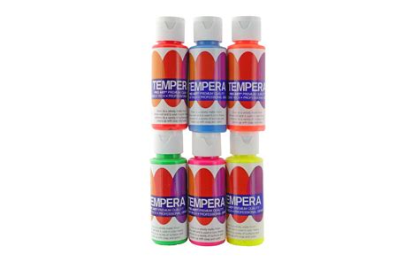 Pro Art Liquid Tempera Paint Set Fluorescent 6pc | Michaels