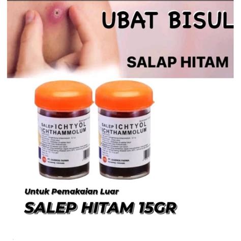 Salep Hitam Ichtyol Gram Obat Bisul Boil Cream Shopee Malaysia