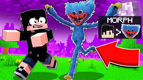 Trolei Meu Amigo Me Transformando No Huggy No Minecraft Youtube