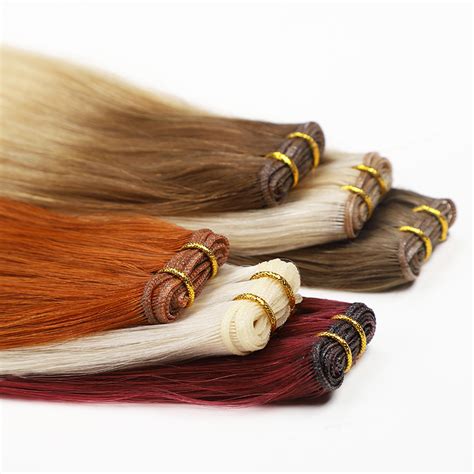 Double Drawn Genius Weft Russian Raw 100 Remy Hair Virgin 50g 60g 20