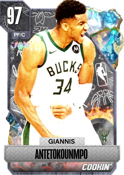 Nba K Kdb Custom Card Cookin Giannis Antetokounmpo