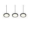 Trio Tray Pendelleuchte LED Schwarz 340910332 Lampe De