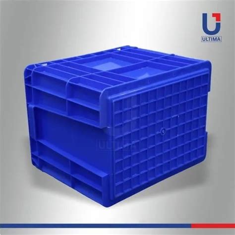 Rectangular Plastic Ultima Industrial Crate Color Blue At Rs 210