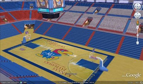 The Beautiful Interior Of Allen Fieldhouse University Of Kansas