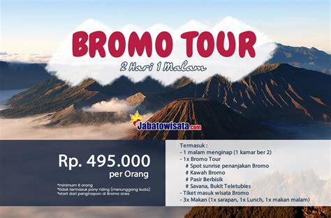 Bromo Tour Hari Malam Asean Pt Jabato International Tours Travel