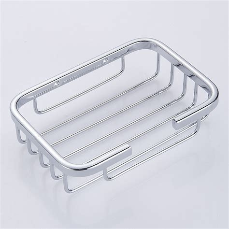 Wall Mounted Soap Basket Bathroom Bath Shower Stainless Steel Dishes