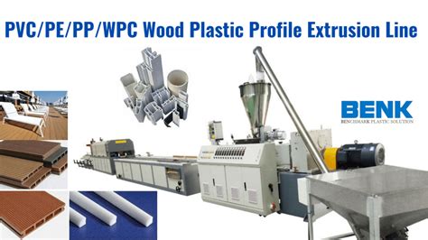 Pvcpeppwpc Wood Plastic Profile Extrusion Line Benk Machinery Co Ltd