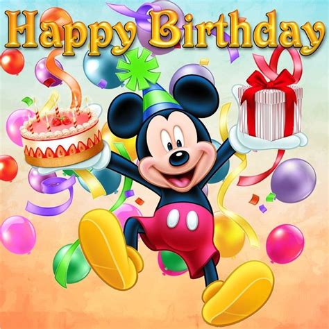 Pin By Pintyo64 On Ünnep Happy Birthday Kids Happy Birthday Disney