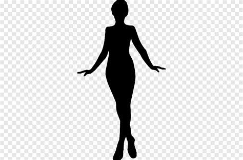 Silhouette Woman Silhouette Girl Monochrome Human Png PNGEgg