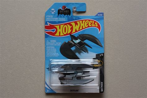 Hot Wheels Batman Batplane The Animated Series Black SEE CONDITION