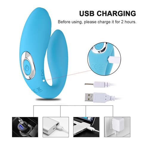 Wireless U Shape Vibrator Toys For Couples Usb Rechargeable Dildo G Spot Clitoris Stimulator