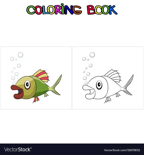 Fish Color Book Cute