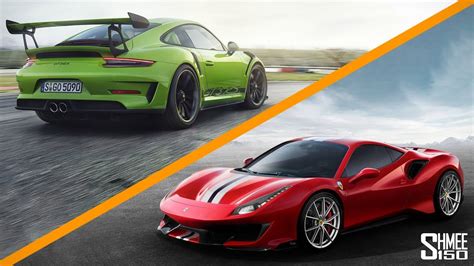 Pista Vs Gt Rs Vs Aventador Svj Geneva Motorshow Youtube