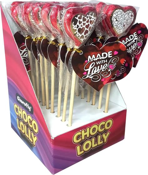 Chocofly Chocolate Flavoured Choco Lolly Hearts Surprise For Kids