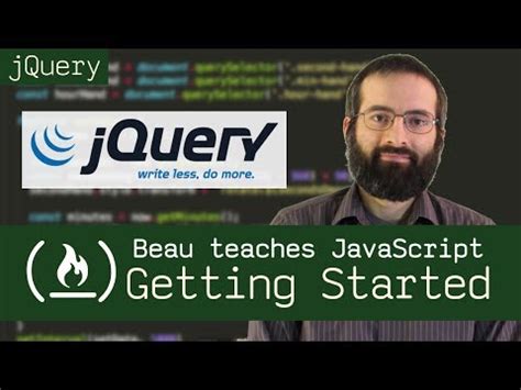 Learn Getting Started With Jquery Tutorial Beau Teaches Javascript