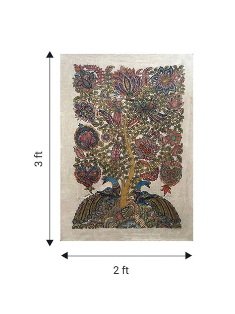 Buy Tree Of Life Kalamkari Painting By Harinathn Indian Heritage