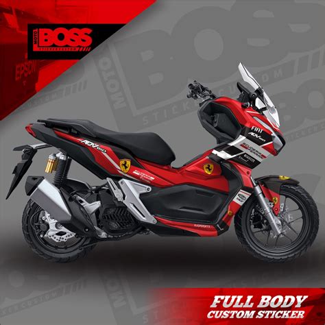 Jual Decal Sticker Stiker Honda Adv Full Body Motif Ferari Shopee