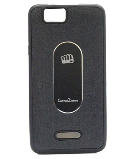 NR Silicon Soft Back Cover Case For Micromax A120 Canvas 2 Black