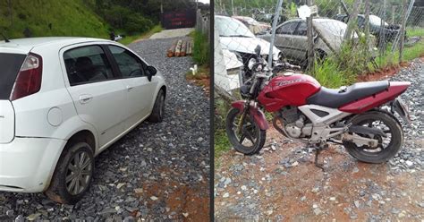 Motociclista Fica Ferido Ap S Colis O Carro Na Sc Em Brusque