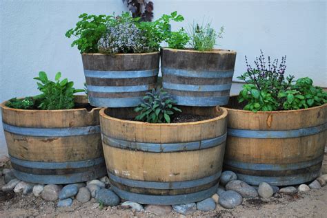 Wine Barrels For Planters Homyracks