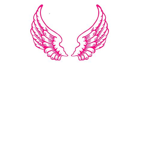 Pink Guardian Angel Wings SVG Clip arts download - Download Clip Art ...