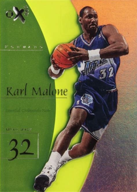 E X Essential Credentials Now Karl Malone Trading