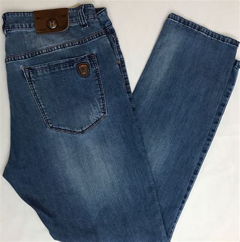 Hermes Paris Mens Jeans Size 36 Medium Wash Distressed Hermesparis