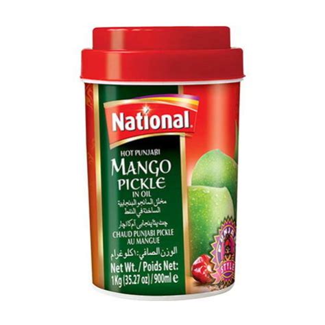 National Hot Punjabi Mango Pickle Kg X Mega International Foods Aust