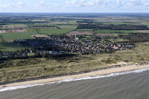 Winterton On Sea Aerial Image Norfolk Coast Aerial View Flickr