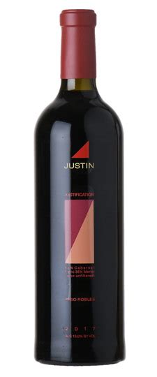 2017 Justin Justification Paso Robles Cabernet Franc Merlot Sku 1624585