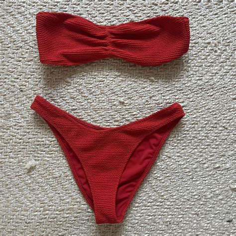 Red Pacsun Bikini 🍓 Looking For The Perfect Cheeky Depop